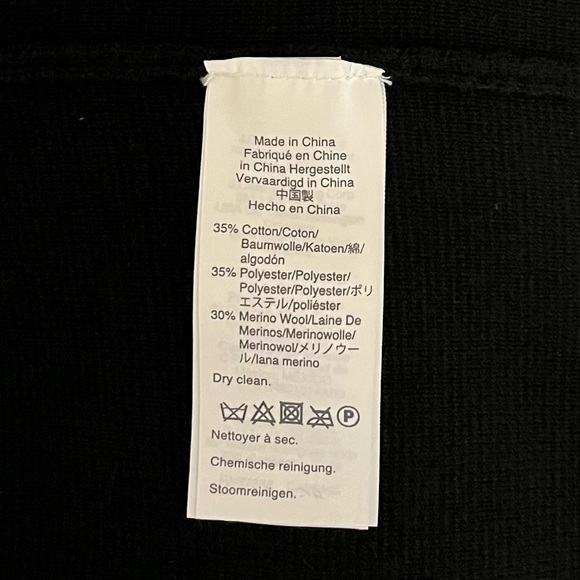 J Crew Sophie Open-Front Sweater Blazer Style
J0244 Patch Pockets Black Small - Picture 13 of 14